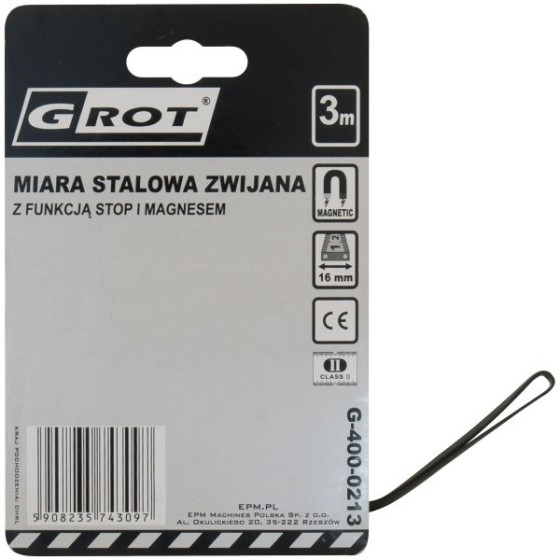 MIARA ZWIJANA GROT 10M*25MM 