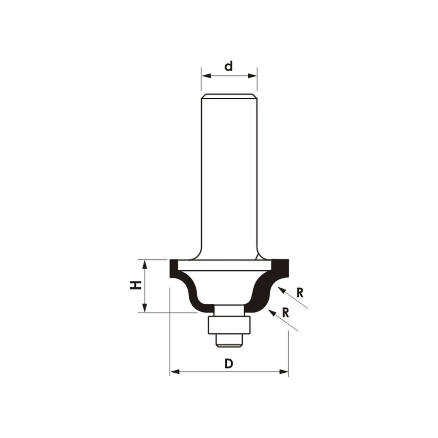 FREZ TRZPIENIOWY CNC PREMIUM KSZTAŁTOWY 88,9*44*12*19,1 