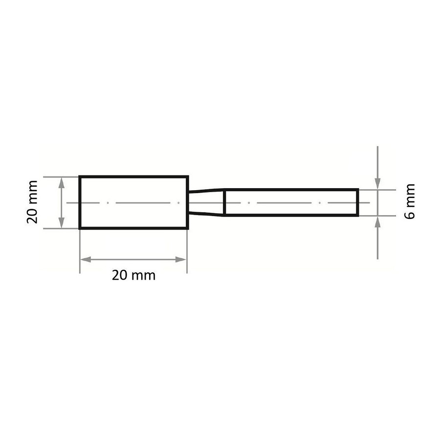 ŚCIERNICA TRZPIENIOWA 'ZY' 2020.06 SIC-ALU 80 V27 W 