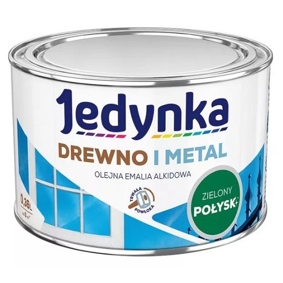 EMALIA ALKIDOWA DO DREWNA I METALU ZIELONY 0,36L 