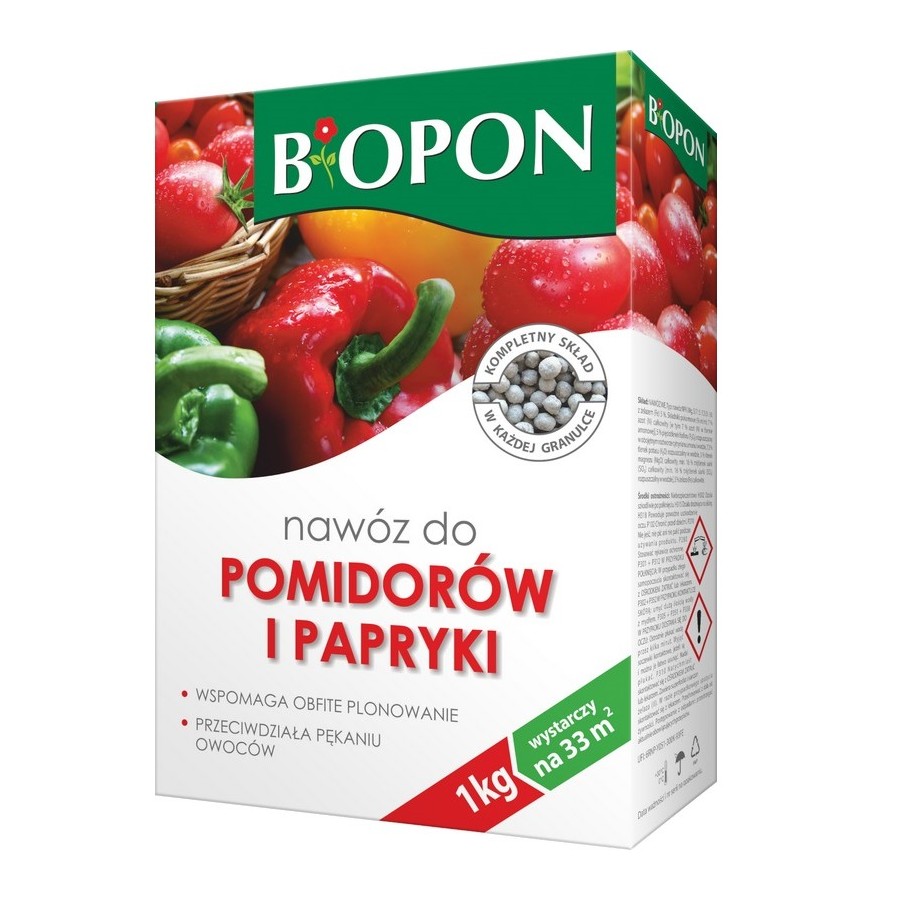 NAWÓZ - DO POMIDORÓW I PAPRYKI GRANULAT 1 KG 