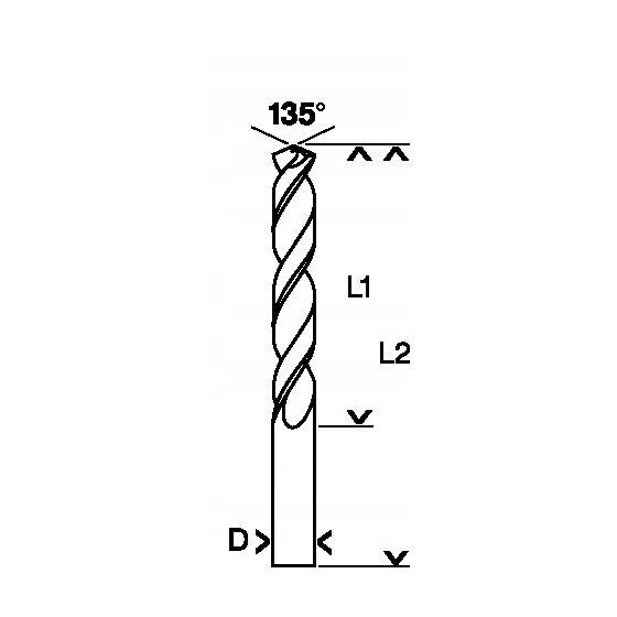 WIERTŁO HSS-CO 135 13,0/101MM - 2608585871.