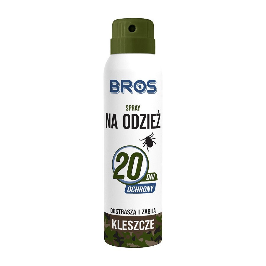 ODSTRASZA I ZABIJA KLESZCZE 120/90ML - SPRAY NA ODZIEŻ 