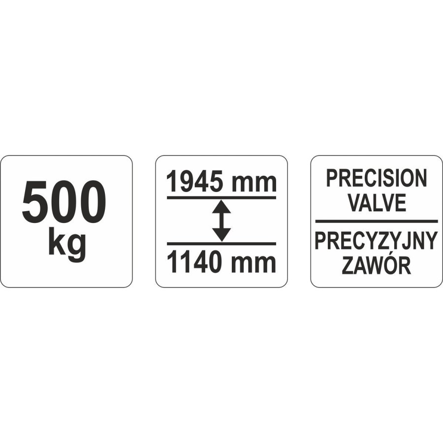 PODNOŚNIK SKRZYNI BIEGÓW 0.5T - YT-55600.