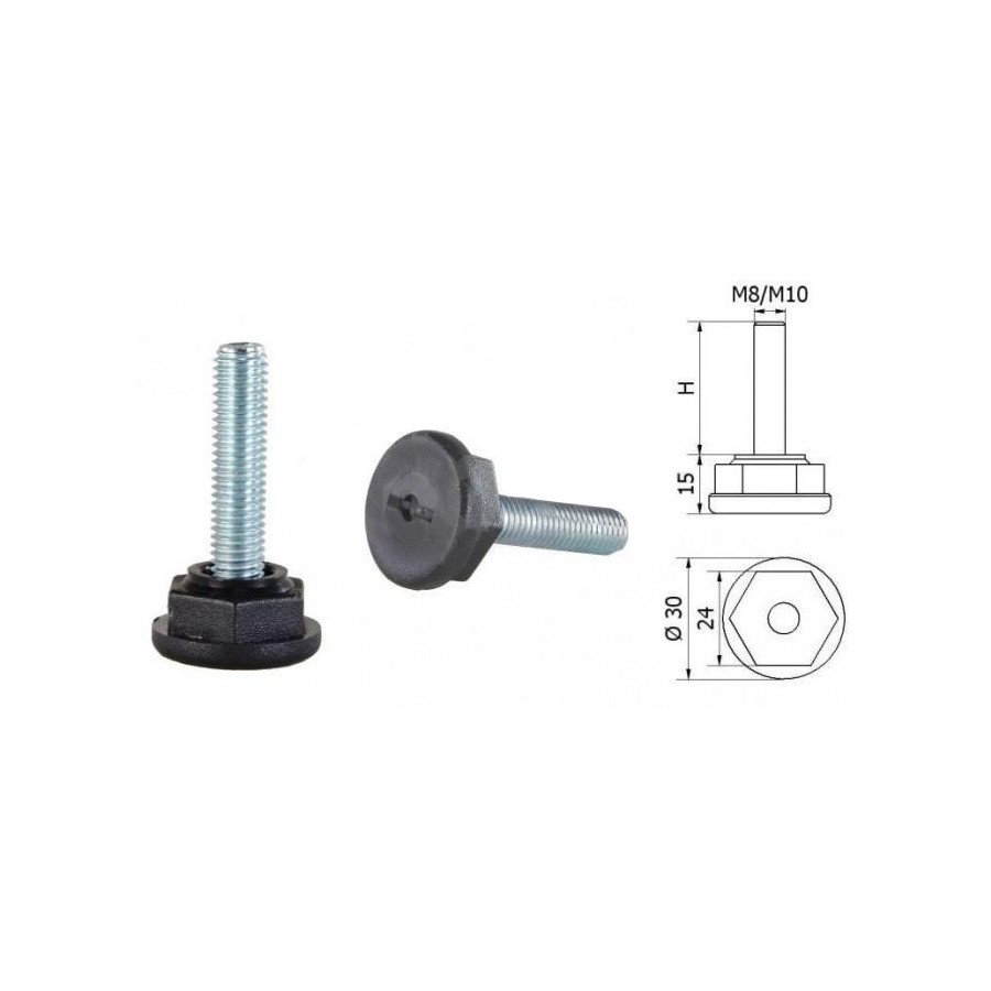 STOPKA REGULACYJNA SR 01 FI 30 M8*30 623 