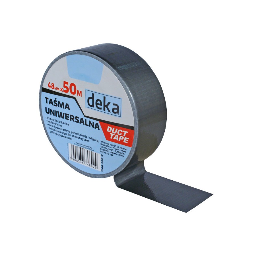 TAŚMA UNIWERSALNA DUCT TAPE SILVER 48MM*50M 