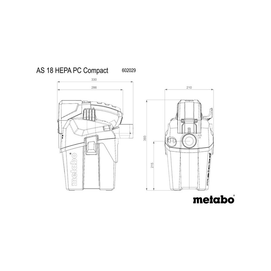 ODKURZACZ AKUMULATOROWY AS 18 HEPA PC COMPACT - 602029850.