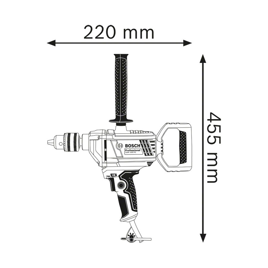 WIERTARKA GBM 1600 RE 850W 