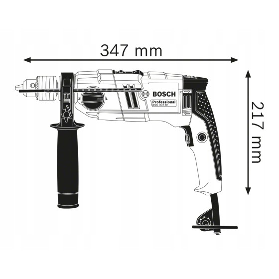 WIERTARKA UDAROWA GSB 18-2RE 800W - ZUW - 06011A2190.