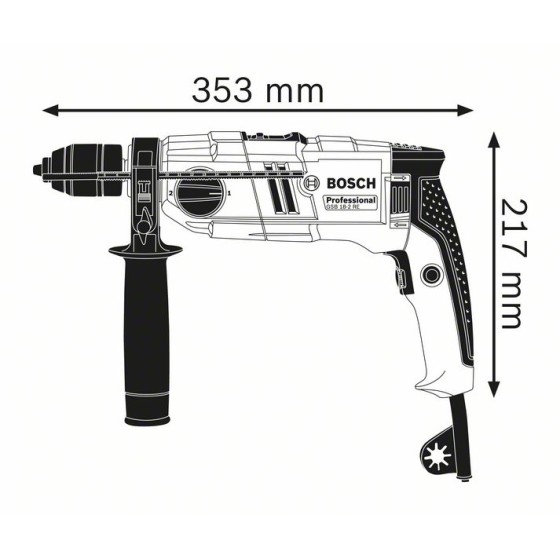 WIERTARKA UDAROWA GSB 18-2RE 800W - ZUW - 06011A2190.