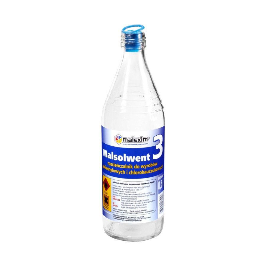 ROZPUSZCZALNIK MALSOLWENT 3 DO POLIWINYL. I CHLOROKAU. 0.5L 