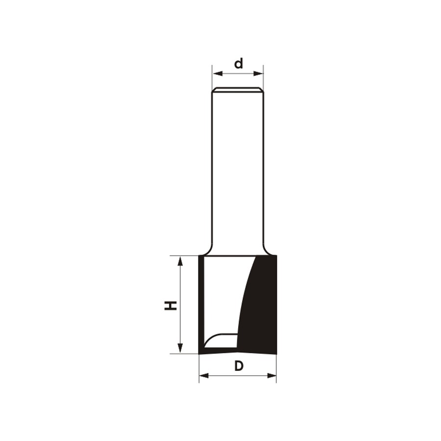 FREZ TRZPIENIOWY CNC PREMIUM PROSTY DWUPŁYTKOWY 18*35*12 