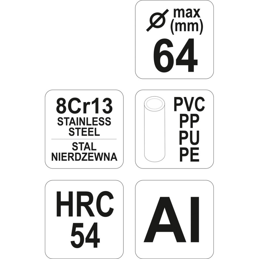 OBCINAK DO CIĘCIA RUREK PCV 64MM - YT-2229.