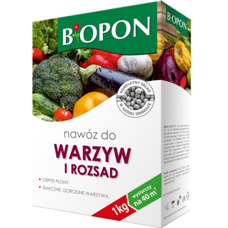 NAWÓZ - DO POMIDORÓW, OGÓRKÓW I WARZYW 1 KG 