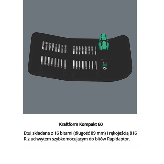 WKŁADKA PIANKOWA KRAFTFORM KOMPAKT I TOOL-CHECK PLUS, 57CZ. 