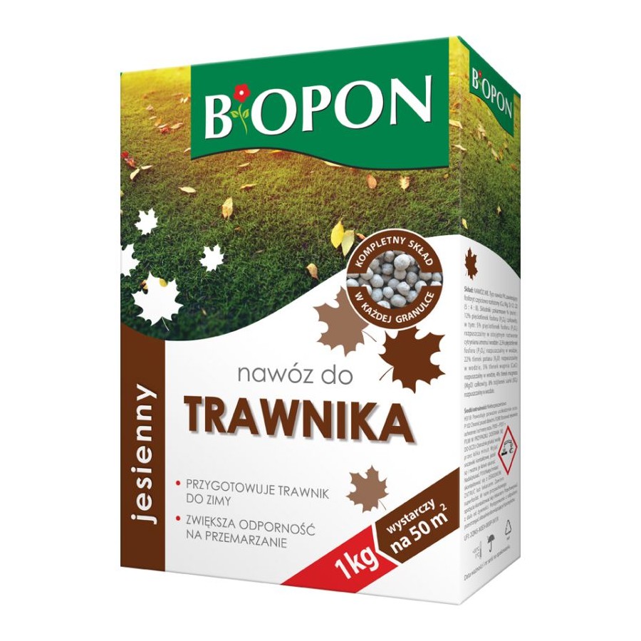 NAWÓZ - JESIENNY DO TRAWNIKA GRANULAT KARTON 1 KG 