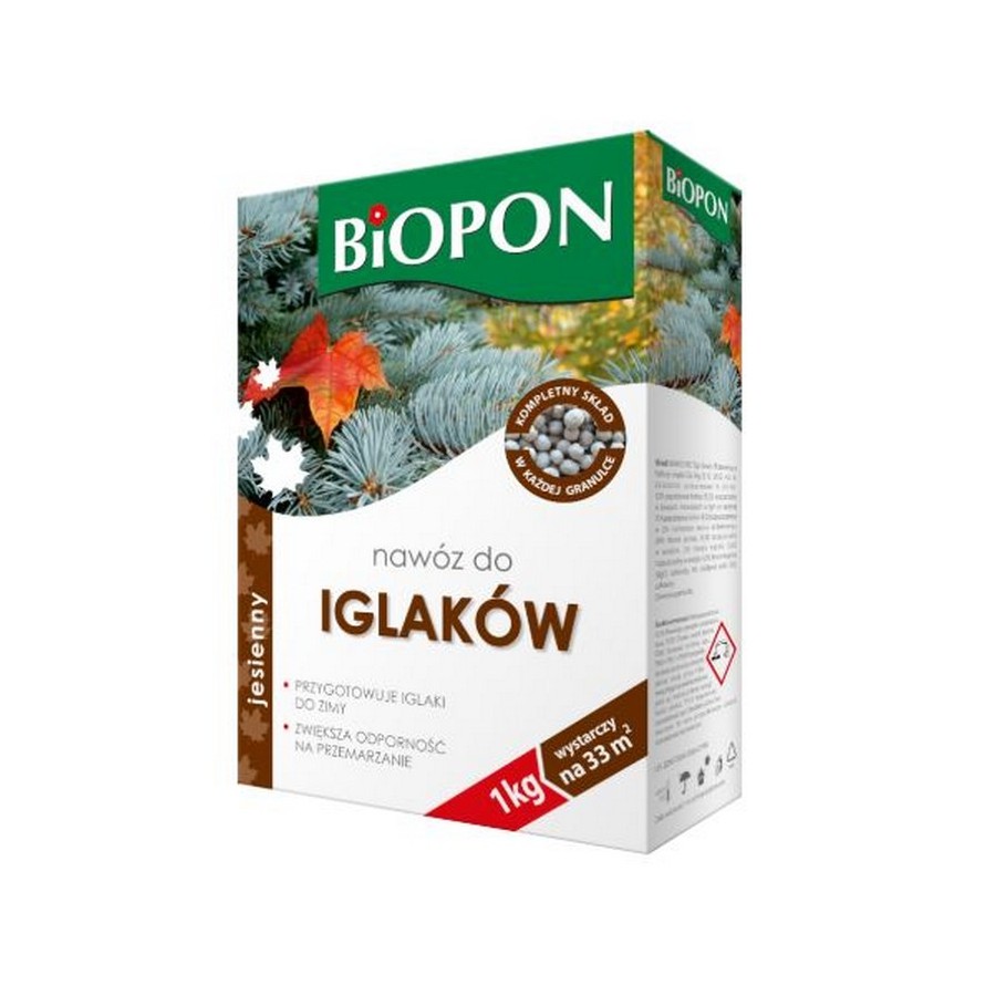 NAWÓZ - JESIENNY DO IGLAKÓW GRANULAT KARTON 1 KG 