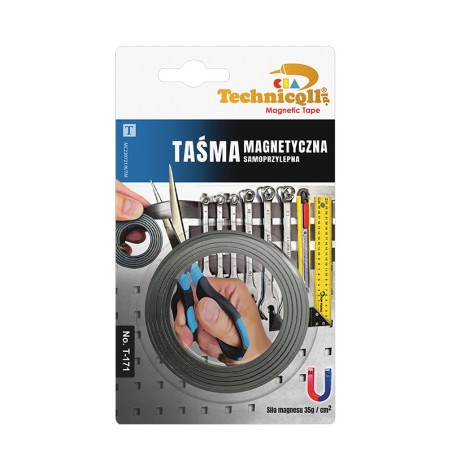 TAŚMA MAGNETYCZNA SAMOPRZYLEPNA 1MX20MMX1,5MM 