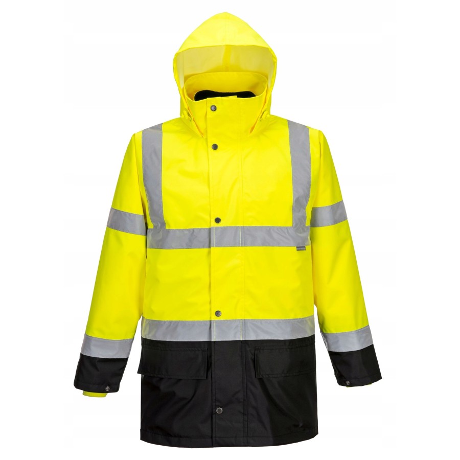 KURTKA OSTRZEGAWCZA OCIEPLANA S766YNR HI-VIS 5W1 XXL - S766YNRXXL.