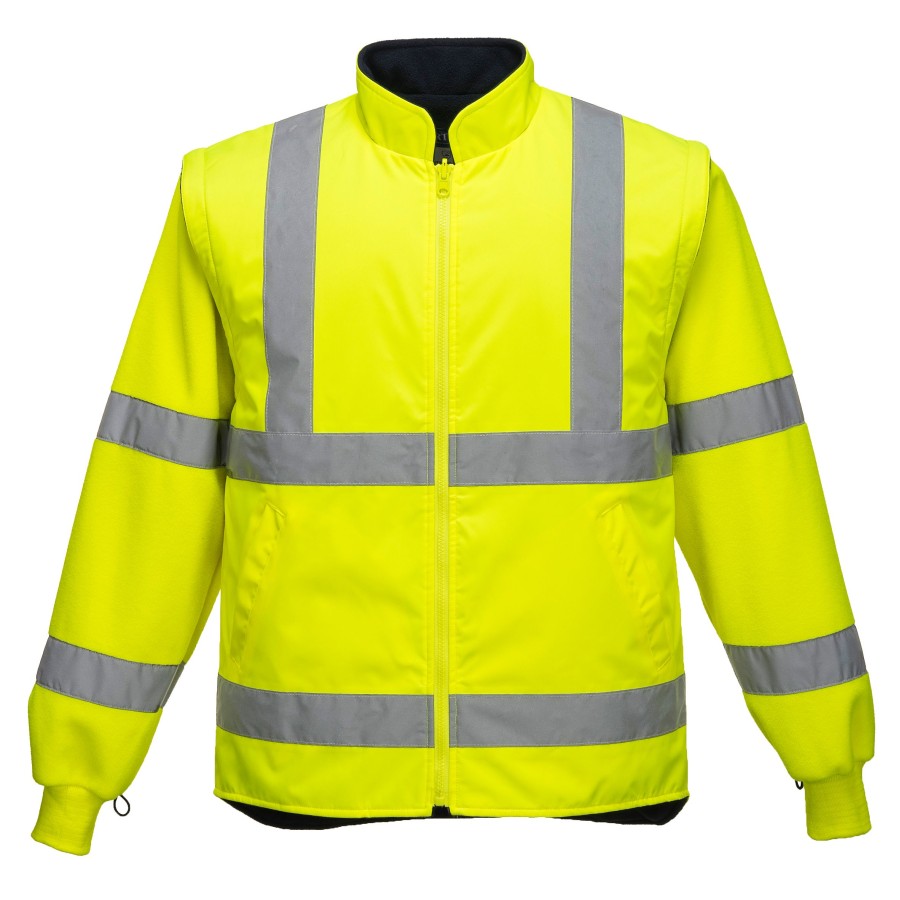 KURTKA OSTRZEGAWCZA OCIEPLANA S766YNR HI-VIS 5W1 XXL - S766YNRXXL.