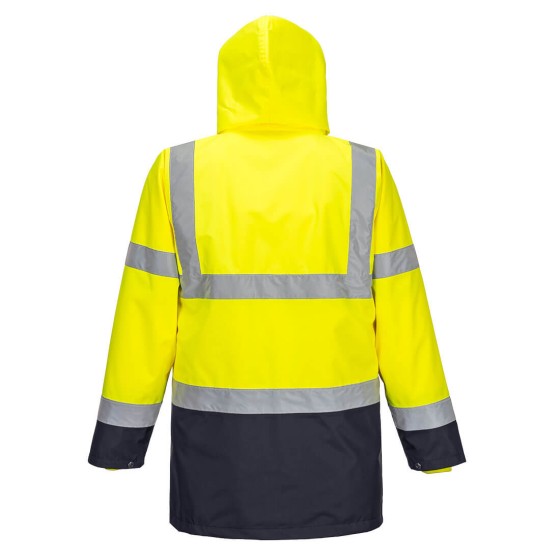 KURTKA OSTRZEGAWCZA OCIEPLANA S766YNR HI-VIS 5W1 XXL - S766YNRXXL.