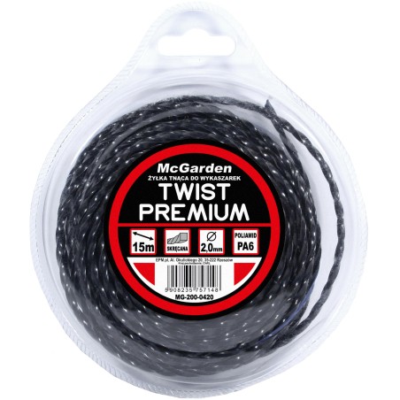 ŻYŁKA DO WYKASZARKI TWIST PREMIUM 2.4MM 15M 