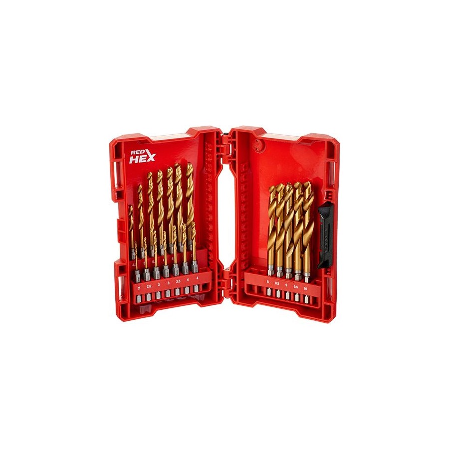 WIERTŁO DO METALU HSS TI.19PC SET-19 PC 