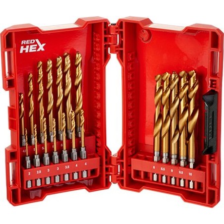 WIERTŁO DO METALU HSS TI.19PC SET-19 PC 