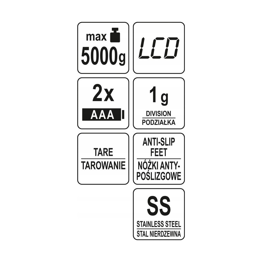 WAGA KUCHENNA S.NIERDZEWNA 15*22,5*1,5CM - 68362.