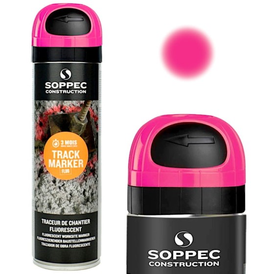 SOPPEC SPRAY GEODEZYJNY TRACK MARKER RÓŻOWY 500ML 