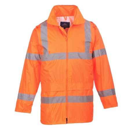 KURTKA OSTRZEGAWCZA PRZECIWD. POMARAŃCZOWA HI-VIS RAIN L 