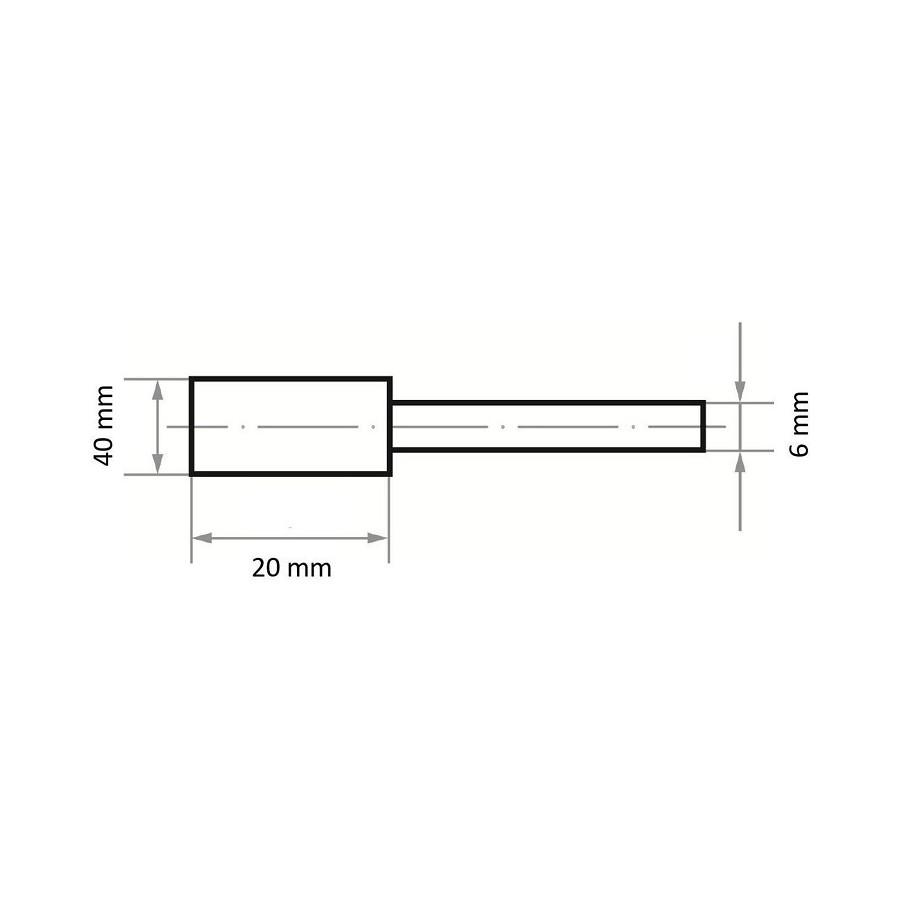 ŚCIERNICA TRZPIENIOWA NK 24 N BA MIĘKKA 40*20*6 