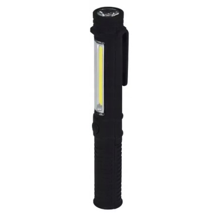 LATARKA 1.5W COB LED+1W PEN Z BATERIAMI - L1004.