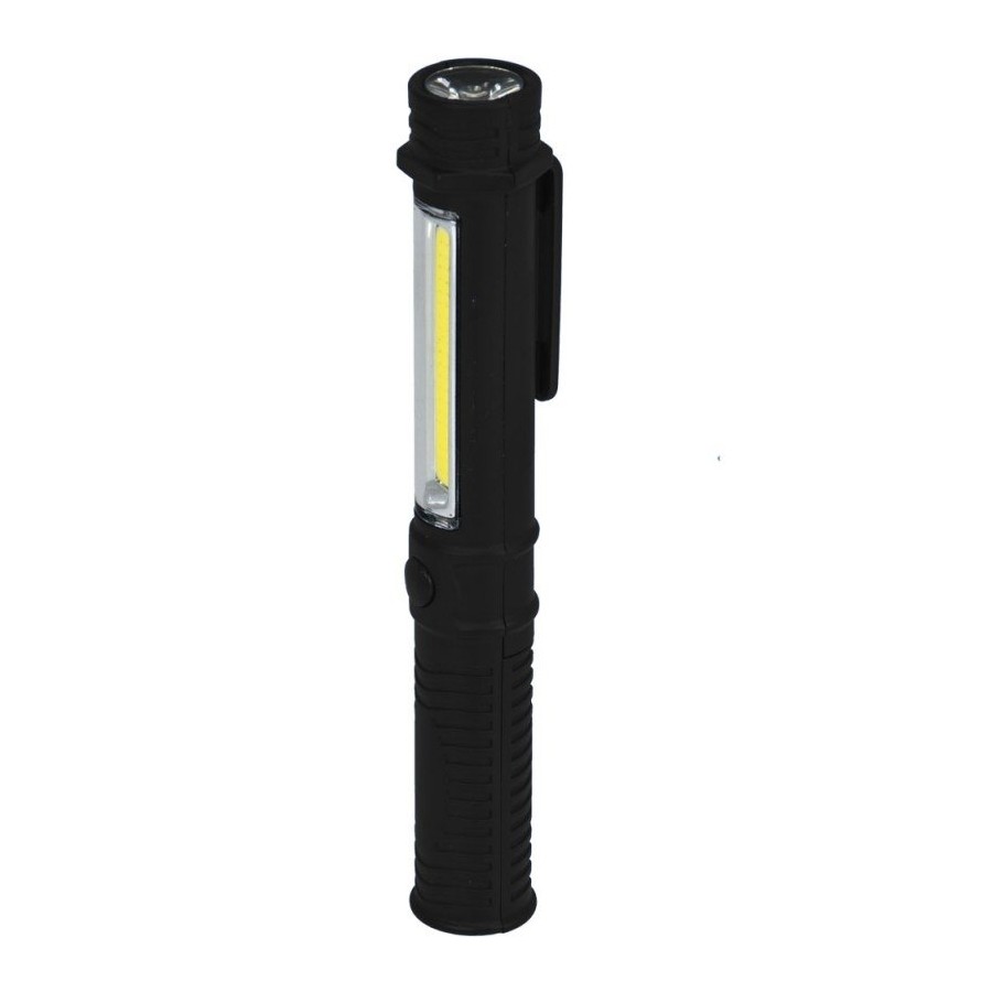 LATARKA 1.5W COB LED+1W PEN Z BATERIAMI - L1004.