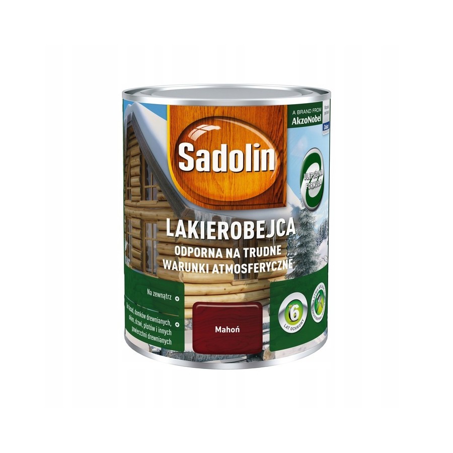 SADOLIN LAKIERO-BEJCA ODPORNA ORZECH CIEMNY 0.75L 