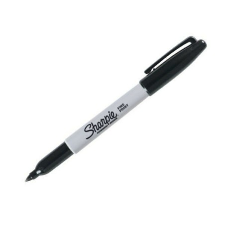 MARKER FINE SHARPIE CZARNY 