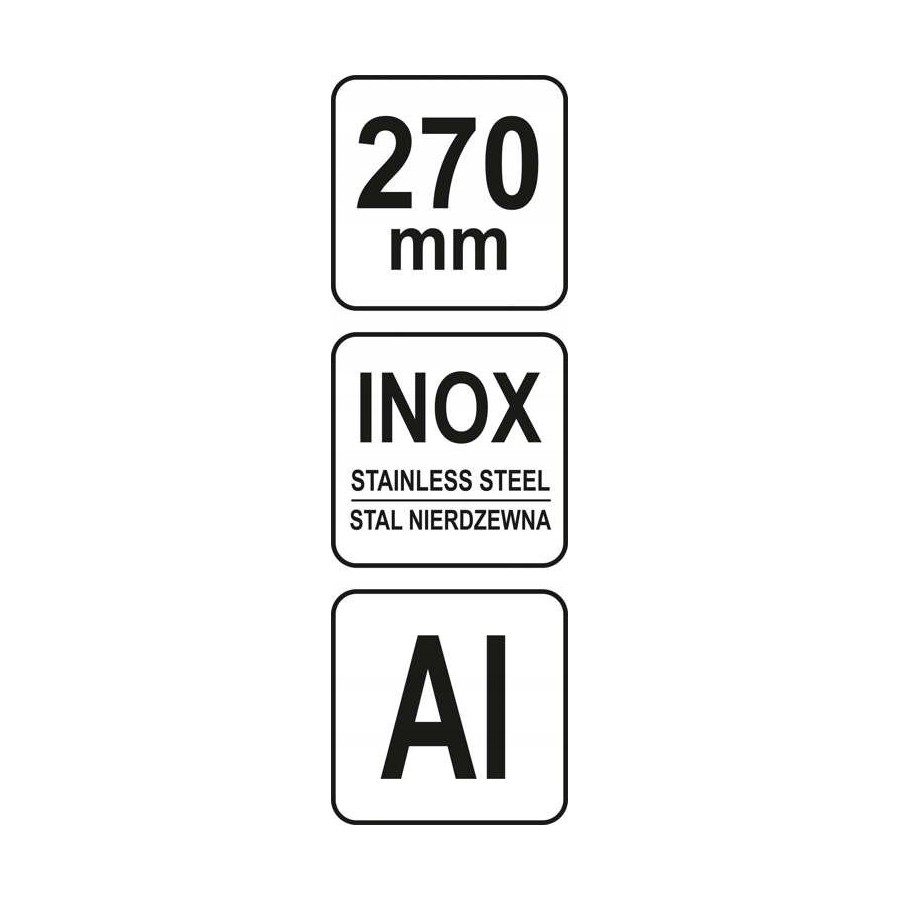 EKIERKA METALOWA 270MM - YT-70781.