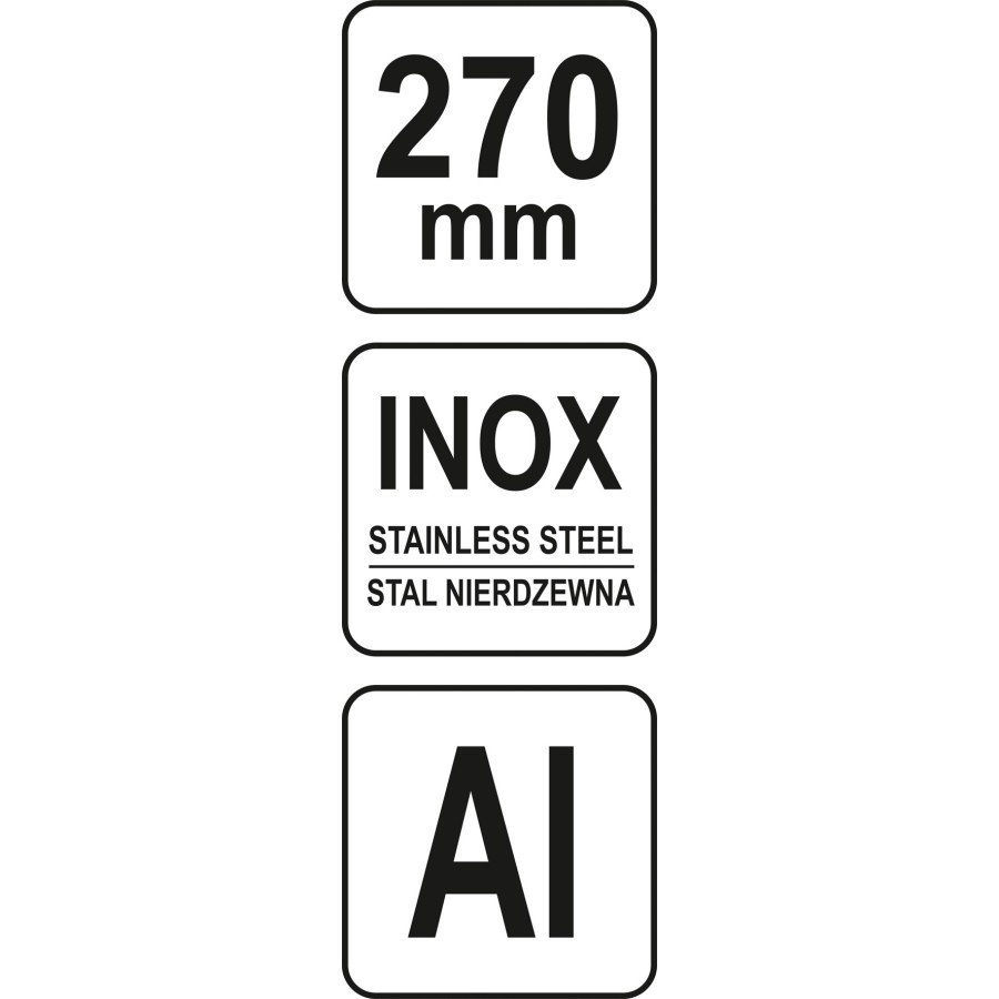 EKIERKA METALOWA 270MM - YT-70781.