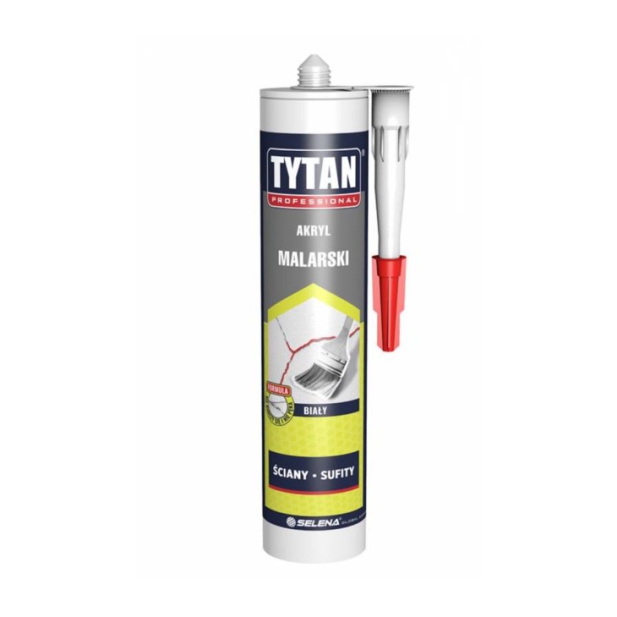 AKRYL TYTAN MALARSKI 280ML BIAŁY 