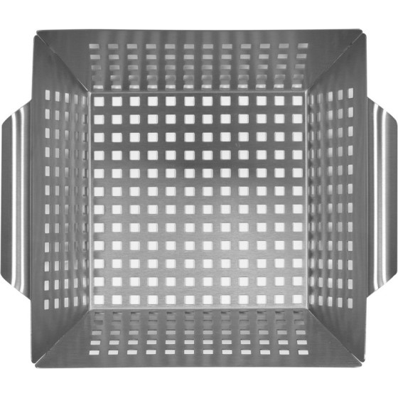 KOSZYK DO GRILLOWANIA, STAL NIERDZEWNA 26*22*7CM - YG-20140.