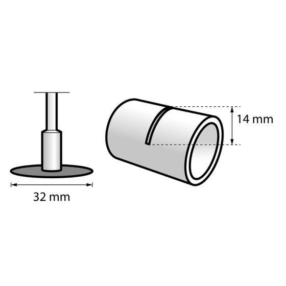 TARCZA TNĄCA 32*1.5MM 5SZT. - 2615054032.