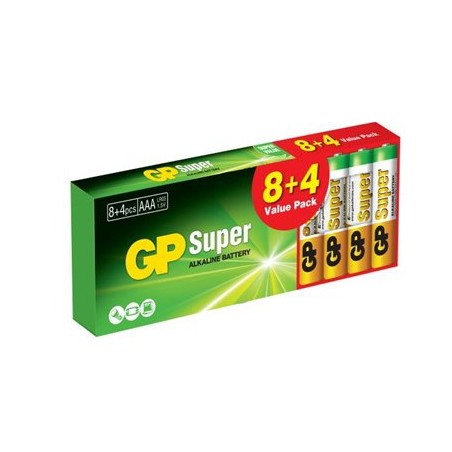 BATERIA SUPER ALKALINE AAA LR3 1.5V 12 SZTUK 