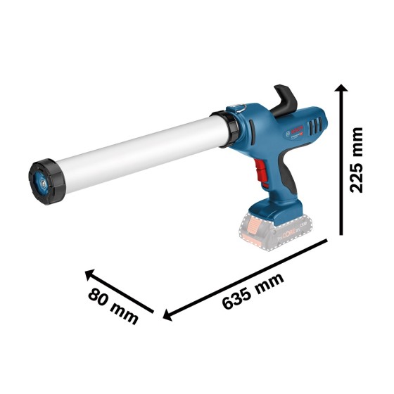 PISTOLET DO SILIKONU I KLEJU GCG-600 18V 0*AH - 06019C4001.