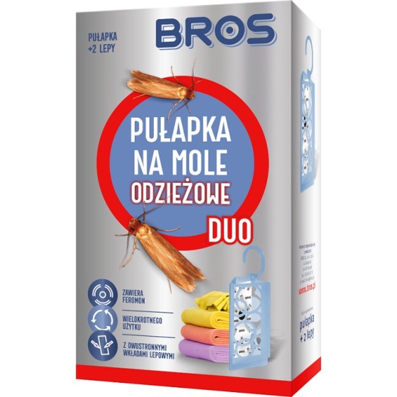 PUŁAPKA NA MOLE ODZIEŻOWE DUO + 2 WKŁADY 