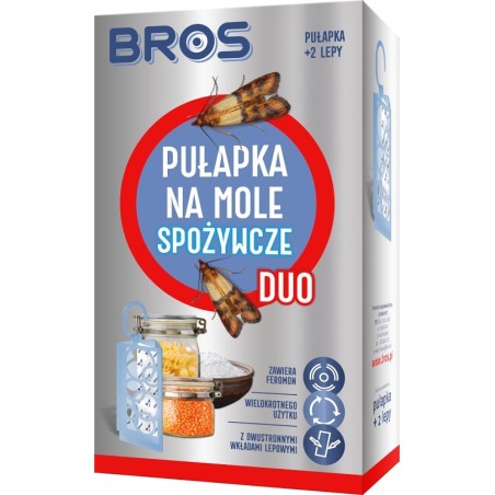 PUŁAPKA NA MOLE SPOŻYWCZE DUO + 2 WKŁADY 