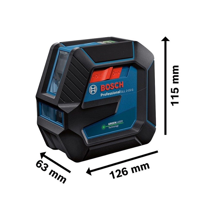 LASER KRZYŻOWY GLL 2-15 G ZIELONY 