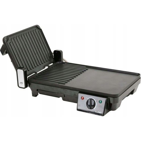 GRILL ELEKTRYCZNY STOŁOWY 2W1, 2000W, 40.5*25CM - 67455.