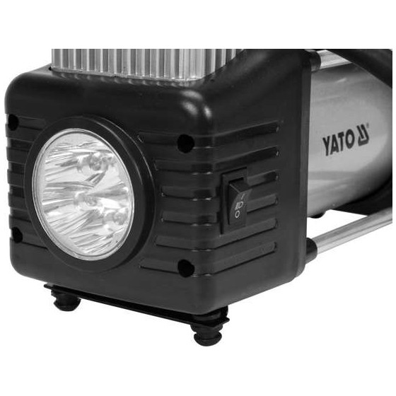 KOMPRESOR SAMOCHODOWY Z LAMPĄ LED 250W - YT-73462.