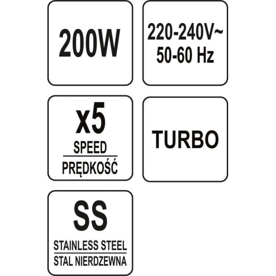 MIKSER RĘCZNY 200-250W - 67781.