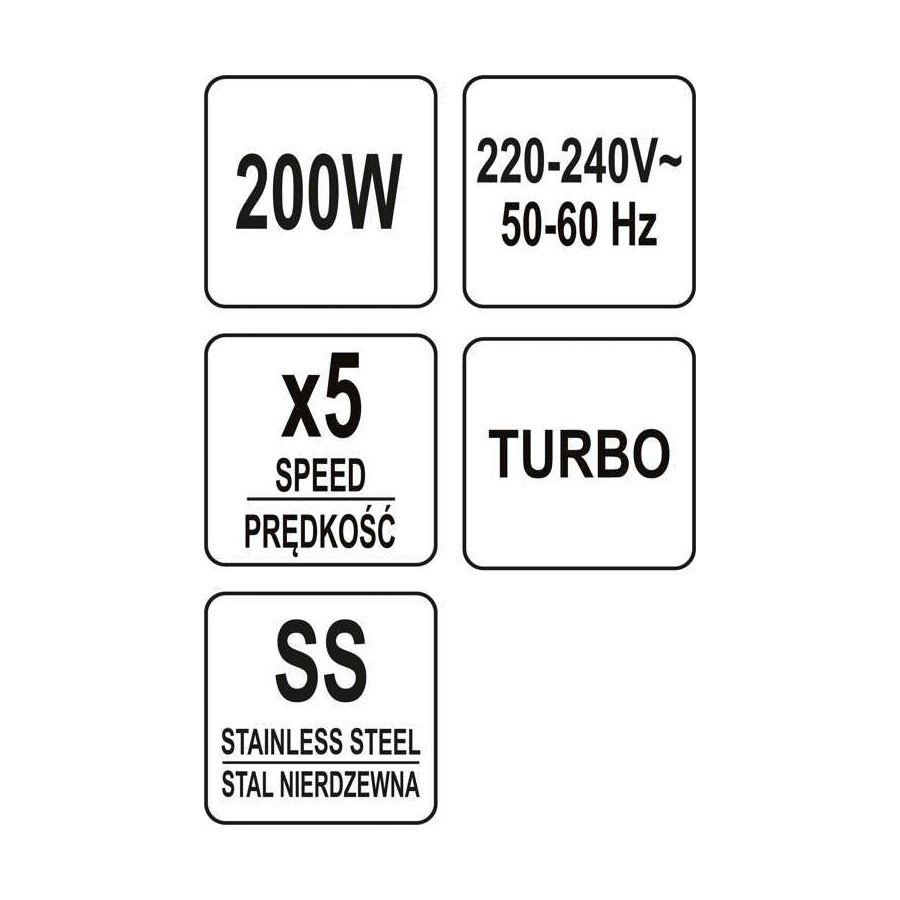 MIKSER RĘCZNY 200-250W - 67781.